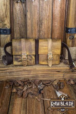 Valiant Double belt Bag - Weathered
