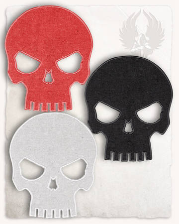 Skull Patch - Cream