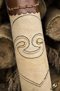 Quiver Archer Creme/Brown - Kołczan do strzał larpowych