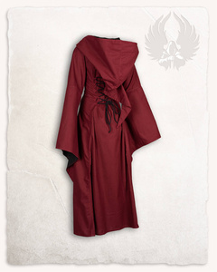 Ophelia Dress Burgundy/Black