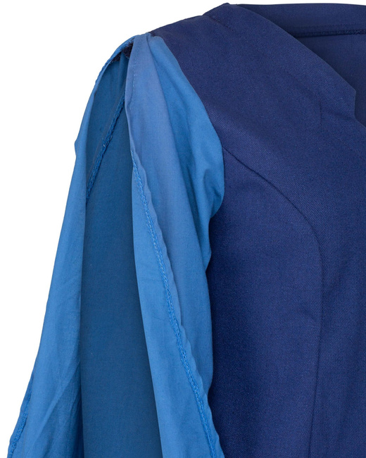 Galatea Dress - Blue - suknia bawełniana