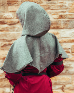 Ceres Hood Wool - Grey - kaptur wełniany