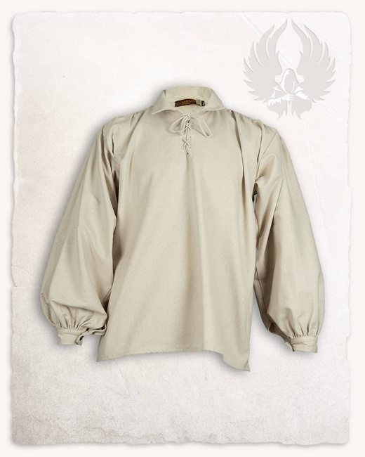 Jonathan Shirt - Cream - koszula bawełniana