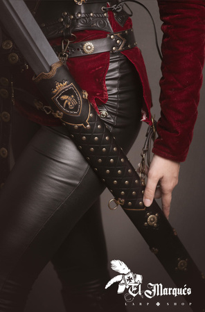 Knight Scabbard - pas z pochwą na miecz