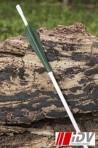 Round Head - White/Green - Sleeved