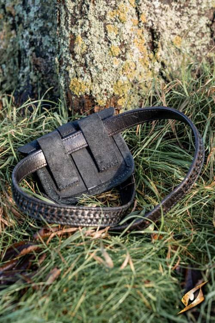 Warrior Bag - Suede - Black - Small