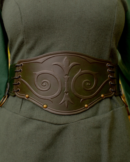 Lucretia Belt - Black - skórzany pas