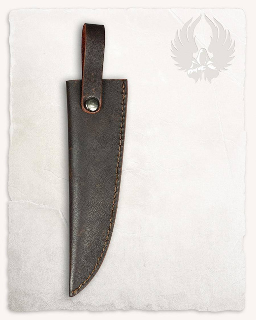 Will Damascus Knife Leather Sheath Brown - pochwa do noża