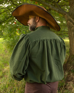 Ansgar Shirt Canvas - Green - koszula bawełniana