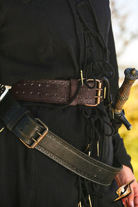 Hunter Belt Suede 142 cm - Brown - Zamszowy pas