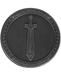 Larp coin Paladin Silver