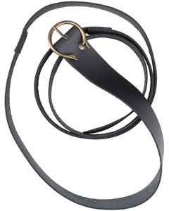 Guerrero belt bag with belt - Black - skórzana kaletka + pasek