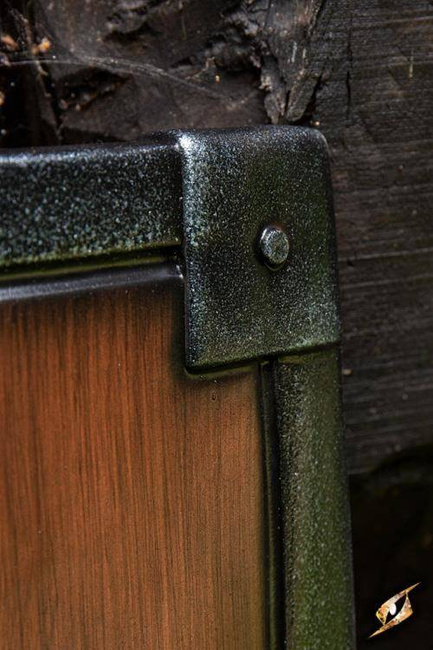 Crusader Shield - Wood/Steel - 70x50 cm