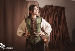 Mercenary Belt - Black - skórzany pas