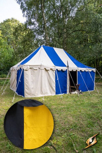 Marquee Tent - 4x6m - Epic Black/Fire Yellow