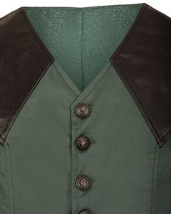 Darovin Vest - Green - twillowa kamizelka