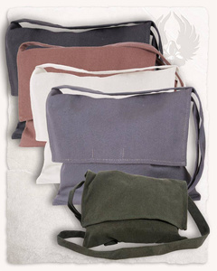 Jonas Shoulder Bag bordeaux - płócienna torba na ramię