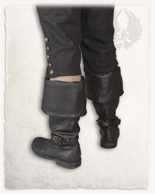 Haddock Jackboot 2nd Ed.- Black - wojskowe kozaki