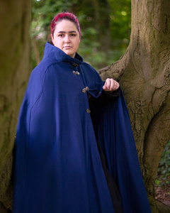 Ceres Cloak Canvas - Blue - bawełniany płaszcz