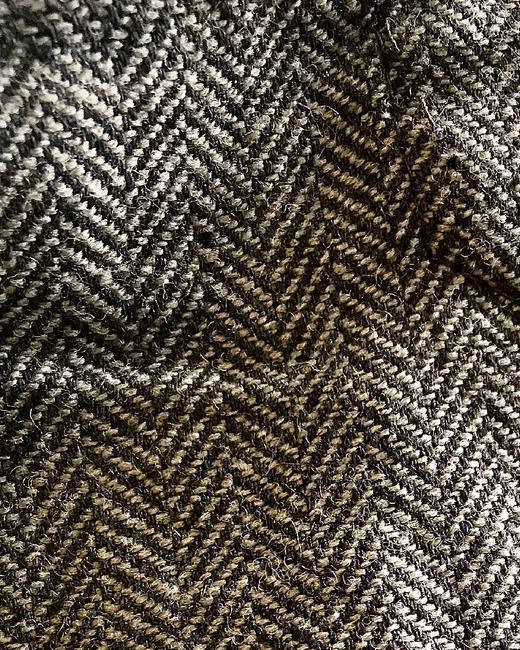 Tronde Tunic Herringbone Grey - bawełniana tunika