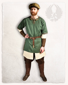 Sigbert Tunic Green - płócienna tunika