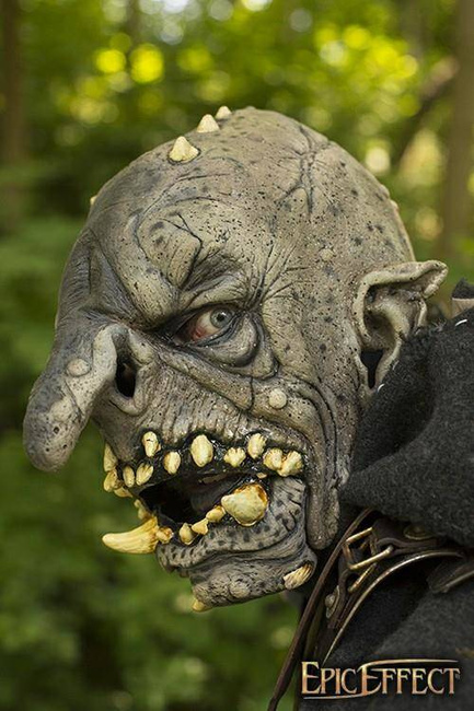 Troll - Brown / maska lateksowa Troll