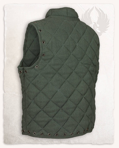 Arthur Padded Vest Green - przeszywanica krótka 