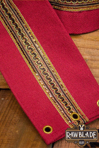 Jeanne fabric belt - Red