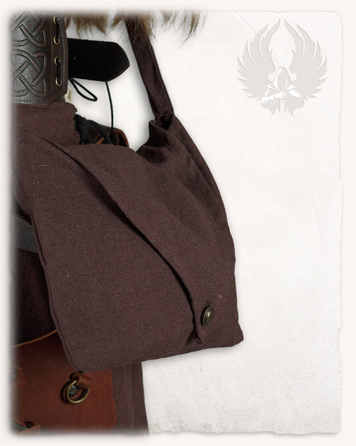 Helbig Shoulder Bag Brown - płócienna torba na ramię