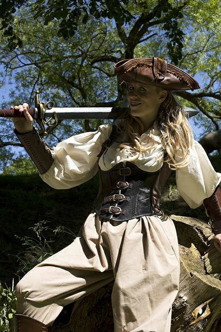 Rogue Corset - Black/Brown