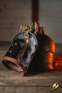 Shoulder Plate Mercenary - Polished Steel