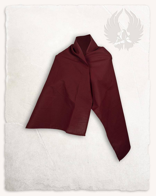 Emil Scarf Bordeaux - szal, duża chusta