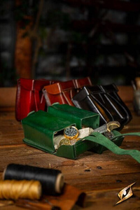 Hard Pouch for Sword Belt - Red - kaletki do pasa Sword Belt