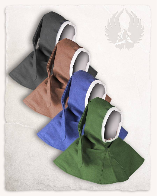 Felix Childrens Hood Green - kaptur średniowieczny dla dzieci