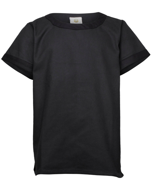 Holgar tunic canvas - Black - tunika średniowieczna