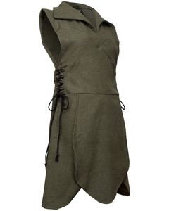 Galatea Tunic Wool - Oliv - tunika wełniana