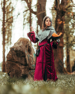 Ceres Hood Wool - Grey - kaptur wełniany