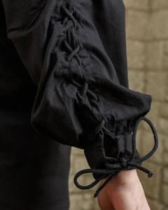 Alex shirt black- koszula średniowieczna