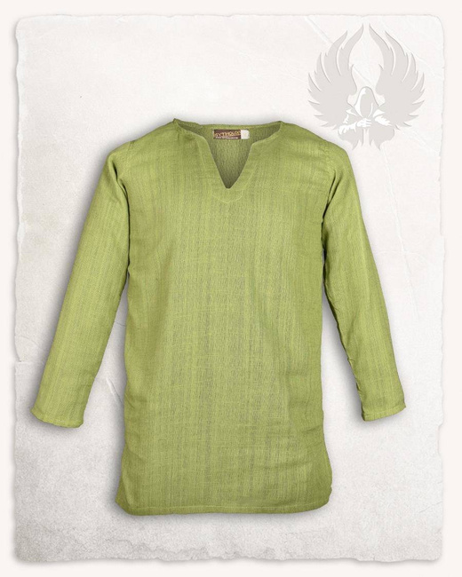 Tronde Tunic Linen Moss Green - lniana tunika