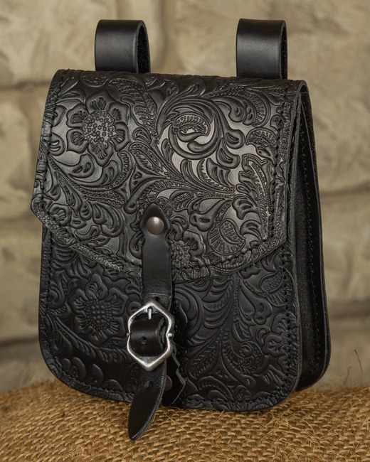 Beatrice Belt Bag Floral - Black