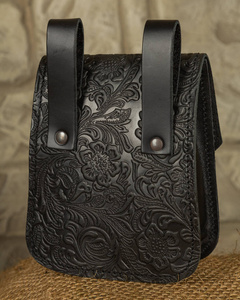 Beatrice Belt Bag Floral - Black