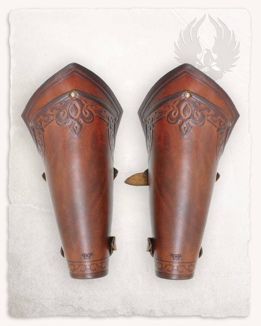 Lancelot bracers 2ND ED brown - skórzane karwasze