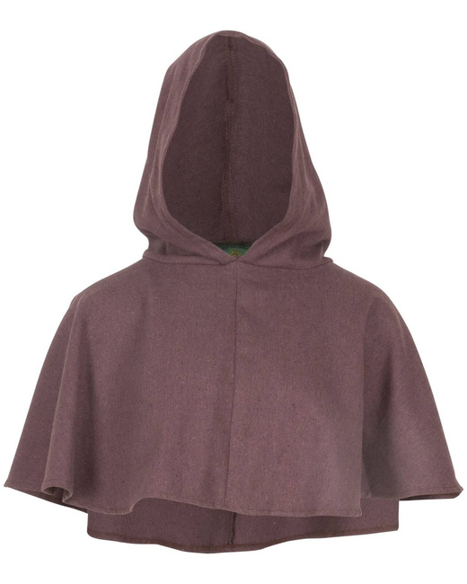 Basic Hood - Brown - płócienny kaptur