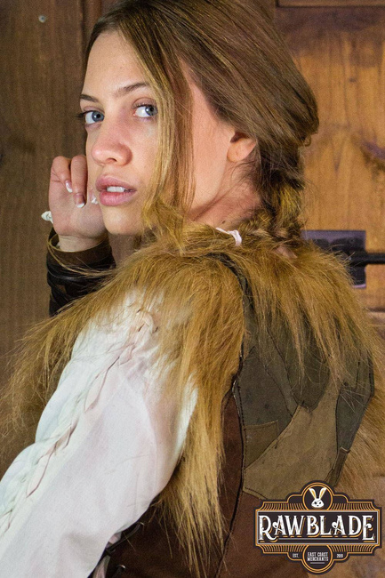 Falcon Woman Leather Jerkin