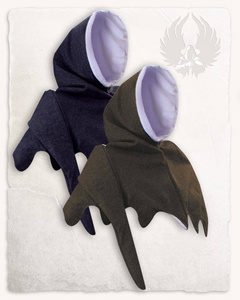 Luka Hood Wool Black - kaptur średniowieczny