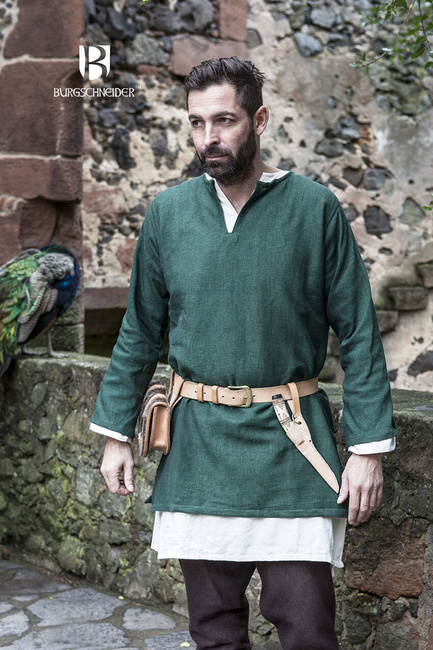 Short tunic Erik - Green