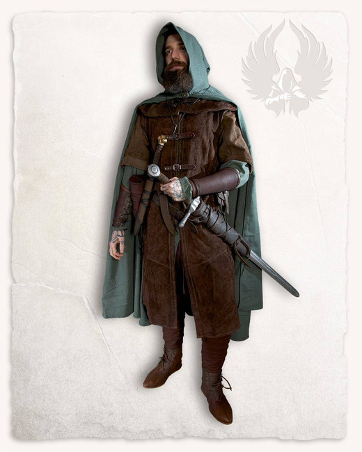 Aaron Cloak Canvas Green - płócienna opończa