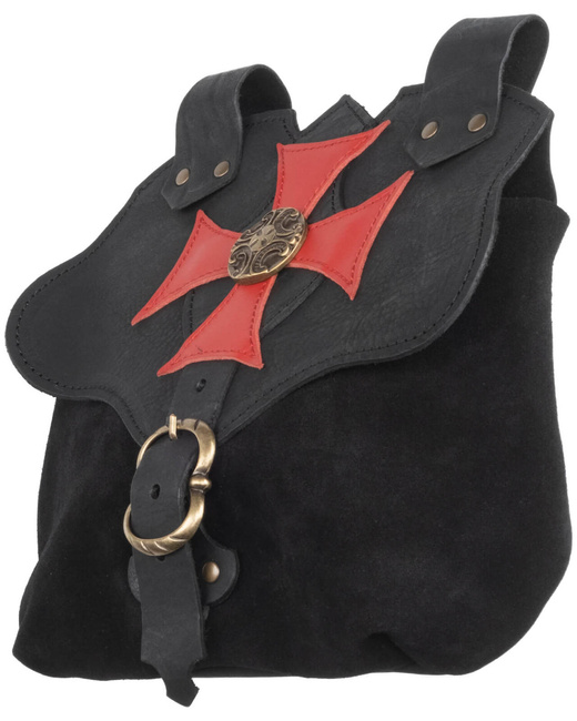 Templario belt bag - Black - skórzana kaletka