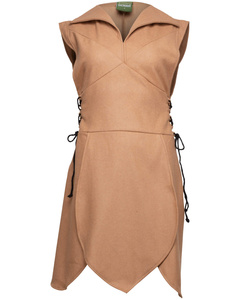 Galatea Tunic Wool - Light Brown - tunika wełniana