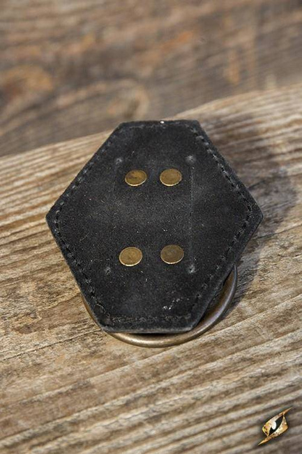 Ring Small Black - zawieszka ze stalowym pierścieniem